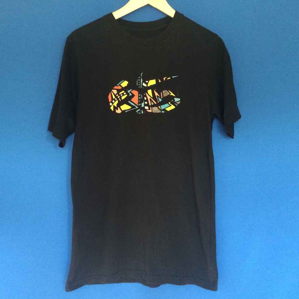 Nike 6.0 Multicolor Swoosh Logo T-shirt Large Cotton